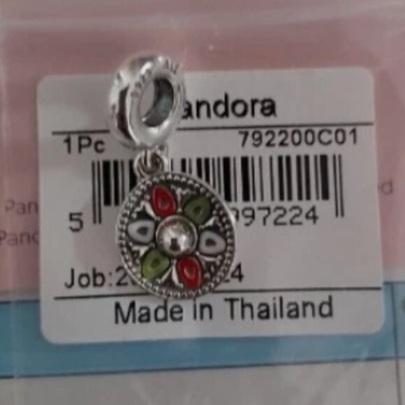 AUTHENTIC PANDORA STERLING SILVER Sombrero Hat Dangle Charm 792200C01 - Picture 2 of 8